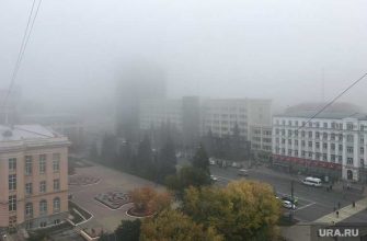 Челябинск туман гололед