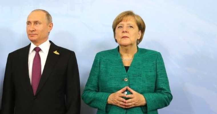 встреча Путина и Меркель