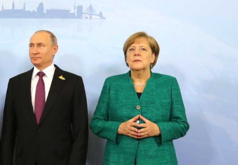 встреча Путина и Меркель